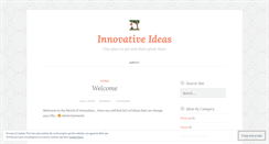 Desktop Screenshot of innovativedhokai.wordpress.com