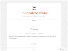 Tablet Screenshot of innovativedhokai.wordpress.com