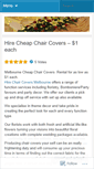 Mobile Screenshot of hirechaircovers.wordpress.com