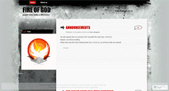 Desktop Screenshot of fireofgodnow.wordpress.com