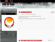 Tablet Screenshot of fireofgodnow.wordpress.com
