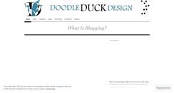 Desktop Screenshot of doodleduckdesign.wordpress.com