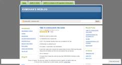 Desktop Screenshot of kvmohan.wordpress.com