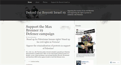Desktop Screenshot of boycottisrael19.wordpress.com