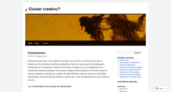 Desktop Screenshot of clustercreativo.wordpress.com