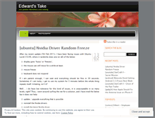 Tablet Screenshot of edtake.wordpress.com