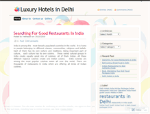 Tablet Screenshot of luxuryhotelsindelhi.wordpress.com