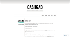 Desktop Screenshot of cashgab.wordpress.com