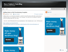 Tablet Screenshot of davecalabro.wordpress.com