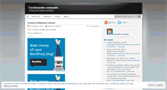 Desktop Screenshot of gestionandocontenido.wordpress.com