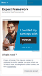Mobile Screenshot of expectframework.wordpress.com