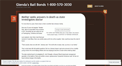 Desktop Screenshot of glendasbailbonds.wordpress.com