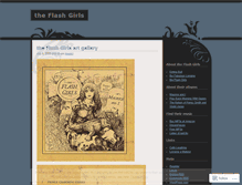 Tablet Screenshot of flashgirls.wordpress.com