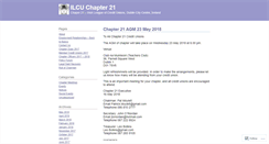 Desktop Screenshot of chapter21ilcu.wordpress.com