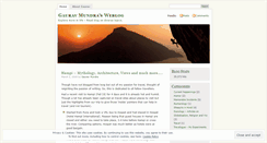 Desktop Screenshot of gauravm.wordpress.com