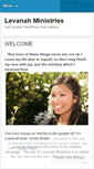 Mobile Screenshot of levanahministries.wordpress.com