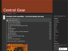 Tablet Screenshot of centralgear.wordpress.com