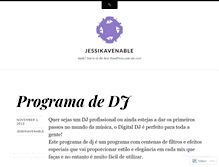 Tablet Screenshot of jessikavenable.wordpress.com