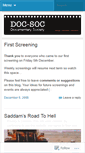 Mobile Screenshot of docsoc.wordpress.com