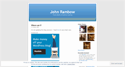 Desktop Screenshot of johnrambow.wordpress.com