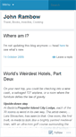 Mobile Screenshot of johnrambow.wordpress.com