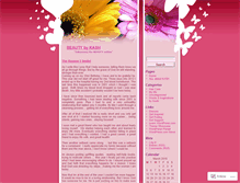 Tablet Screenshot of beautybykash.wordpress.com