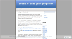 Desktop Screenshot of googleceviri.wordpress.com