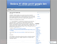 Tablet Screenshot of googleceviri.wordpress.com