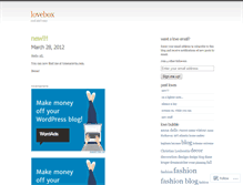 Tablet Screenshot of bleulovebox.wordpress.com