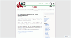 Desktop Screenshot of agenda21codo.wordpress.com