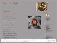 Tablet Screenshot of bomdiafilipina.wordpress.com