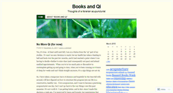 Desktop Screenshot of booksandqi.wordpress.com