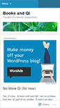 Mobile Screenshot of booksandqi.wordpress.com