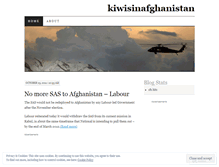 Tablet Screenshot of kiwisinafghanistan.wordpress.com