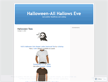 Tablet Screenshot of halloween11.wordpress.com