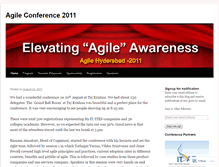 Tablet Screenshot of agilehydconf2011.wordpress.com