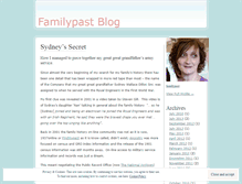 Tablet Screenshot of familypast.wordpress.com