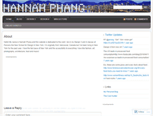 Tablet Screenshot of hannahphang.wordpress.com