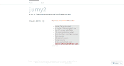 Desktop Screenshot of jurny2.wordpress.com