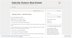 Desktop Screenshot of oakvilleblog.wordpress.com