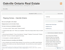 Tablet Screenshot of oakvilleblog.wordpress.com