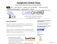 Tablet Screenshot of caregiverucentx.wordpress.com