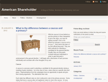 Tablet Screenshot of americanshareholder.wordpress.com