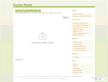 Tablet Screenshot of durhamphotos.wordpress.com