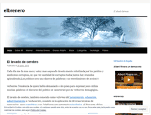 Tablet Screenshot of elbrenero.wordpress.com