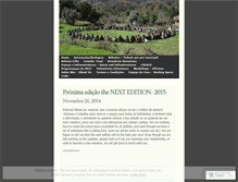 Tablet Screenshot of encontroverde.wordpress.com