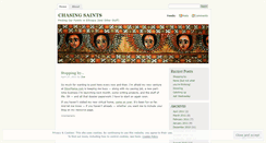 Desktop Screenshot of chasingsaints.wordpress.com