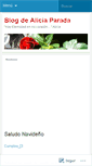 Mobile Screenshot of aliciaparada.wordpress.com