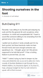 Mobile Screenshot of footshots.wordpress.com