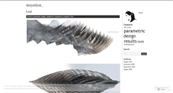 Desktop Screenshot of mayation.wordpress.com